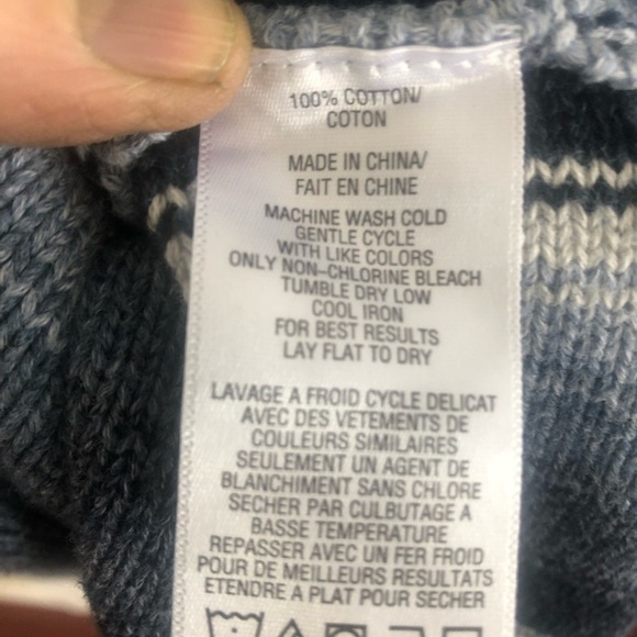 Mexican Baja blue hoodie sweater Size  XL 100% thick Cotton - Picture 7 of 12